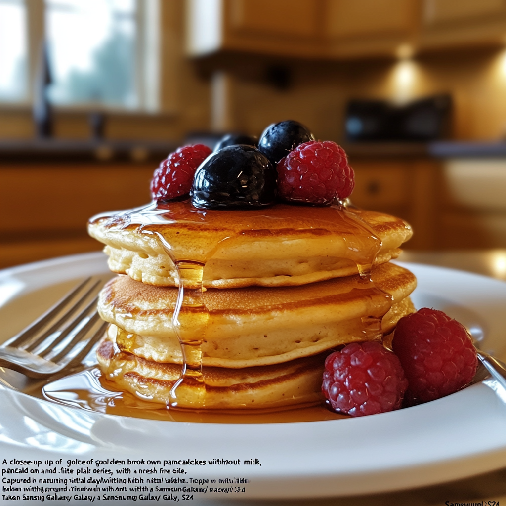 Pancake Recipe No Milk