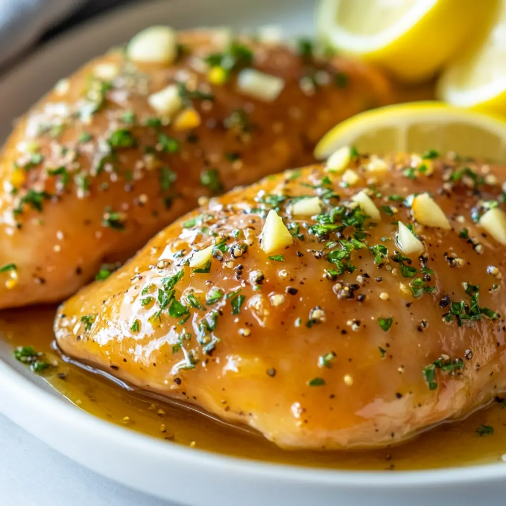 Raw chicken breasts coated with seasoning being placed into an air fryer basket.