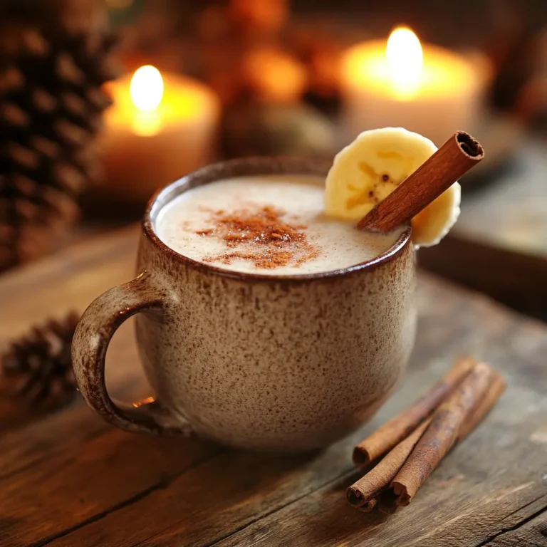 Final Salt Trick for Men in Bed drink with cinnamon and banana garnish